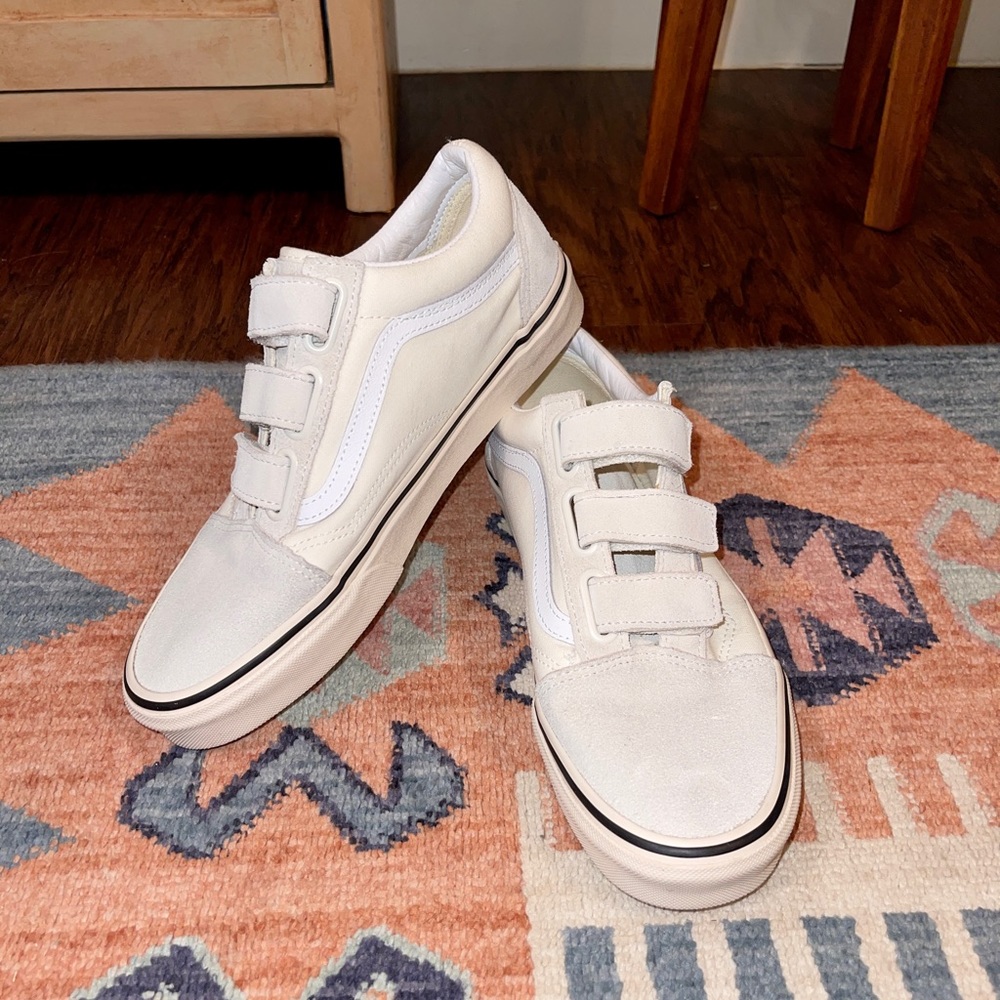 Suede Canvas Old Skool Velcro Vans